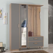 ABRE VM-34342 ANTRASİT VESTİYER PORTMANTO AYAKKABILIK - 1