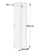 ABRE vm-37 BEYAZ ÇOK AMAÇLI DOLAP - 5