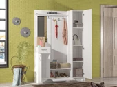 ABRE vm-3637 BEYAZ VESTİYER PORTMANTO AYAKKABILIK - 2