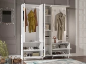 ABRE vm-342348 BEYAZ VESTİYER PORTMANTO AYAKKABILIK - 2