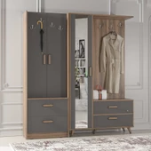 ABRE VM-342348 ANTRASİT PORTMANTO VESTİYER - 1