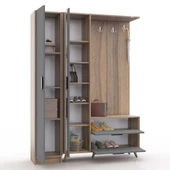 ABRE VM-34342 ANTRASİT VESTİYER PORTMANTO AYAKKABILIK - 3