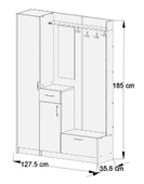 ABRE VM-3436 BEYAZ VESTİYER PORTMANTO - 5