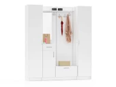 ABRE vm-343637 BEYAZ VESTİYER PORTMANTO AYAKKABILIK - 3