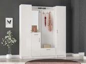 ABRE vm-343637 BEYAZ VESTİYER PORTMANTO AYAKKABILIK - 1