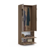 ABRE VM-348 DORE CEVİZ VESTİYER PORTMANTO AYAKKABILIK - 3