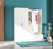 ABRE vm-343736 BEYAZ VESTİYER PORTMANTO AYAKKABILIK - 1