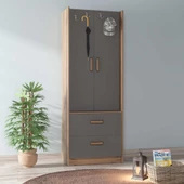 ABRE VM-348 ANTRASİT VESTİYER PORTMANTO AYAKKABILIK - 1