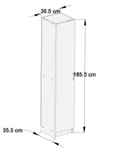 ABRE VM-34 BEYAZ  VESTİYER PORTMANTO - 5