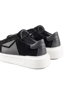 Virago Siyah Süet Ve Siyah Hakiki Deri Erkek Spor (Sneaker) Ayakkabı thumbnail 5