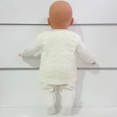 Triko Krem Bebek Yelek - 4