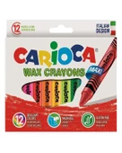 Carioca Teddy Şekilli Mum Boya - Carioca Teddy Keçeli Kalem - Carioca Wax Crayons 3 Adet Boyama Seti - 3