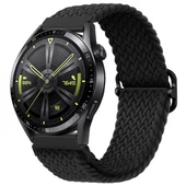 Polham Samsung Gear S3 Watch 4 22MM ve Samsung GT2 GT2E 46MM Uyumlu Elastik Ultra Hafif Şık Kayış, - 1