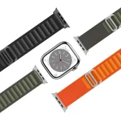 Polham Apple Watch 1,2,3,4,5,6,7,8 için 42-44-45MM Uyumlu Alpine Loop Kayış, Hafif Şık Kordon - 12