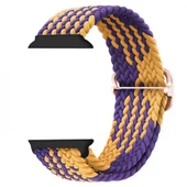 Polham Apple Watch 1/2/3/4/5/6/7/8 İçin 42-44-45MM Uyumlu Japon Tokalı Elastik Kayış Kordon - 7