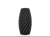 Lamedore Helical Siyah 3d Küçük Vazo 18x18x38 Cm thumbnail 2