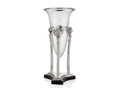 Lamedore Zeus Konik Camlı Silver Büyük Boy Vazo 25.5 x 25.5 x 59.5 Cm - 2
