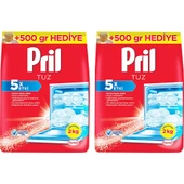 Pril 2 kg 2'li Paket Bulaşık Makinesi Tuzu - 1