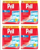 Pril 5 Etki Bulaşık Makinesi Tuzu 2 kg x 4 Adet - 1