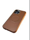 İphone 14 Pro Max Magsafe Leather Kapak Kılıf thumbnail 6