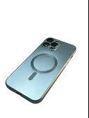 İphone 13 Pro Max Metalic Magsafe Silikon Kılıf thumbnail 5