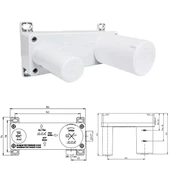 Eca Tiera Ankastre Gömme Lavabo Bataryası Set (102167605-K+102166601) - 3