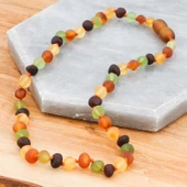 Bebek Damla Kehribar Diş Kolye - 2