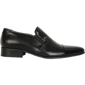 ModaAyakkabı 2010 Siyah Deri Günlük Kılasik Ayakkabı - 14