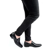 Moda Ayakkabı 7420 Siyah Kauçuk Deri Erkek Klasik Ayakkabı - 21