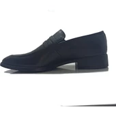 Moda Ayakkabı 4370 Siyah Deri Klasik Erkek Ayakkabı - 9