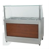 CSA Karacasan Sıcak Servis Benmarisi Tüplü Tezgahlı 280X90X85/135cm - 1