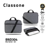 Classone Bnd304 Eko Serisi 15,6 Inç Laptop Notebook El Çantası Siyah +T300 Kablosuz Mouse - 5