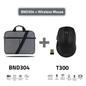 Classone Bnd304 Eko Serisi 15,6 Inç Laptop Notebook El Çantası Siyah +T300 Kablosuz Mouse - 1