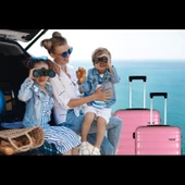 Vegmann Delphin Pembe Orta Boy Valiz thumbnail 5