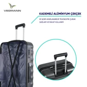Vegmann Delphin Antrasit Büyük Boy Valiz thumbnail 7