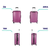Vegmann Delphin Violet Büyük Boy Valiz - 8