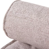 Homedius Sofa Buklet Kapitoneli Yer-Sedir Minderi  Açık Kahverengi Çift - 5