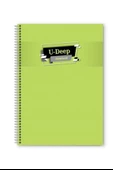 Defter A4 Spiralli 72 Yaprak Düz A4 Siparalli Defter Telli Defter 72 Yaprak Düz - 2