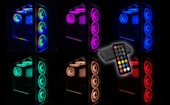 Sprange CS-1 Bilgisayar Kasası 4 x 120mm RGB Fan + Controller + Uzaktan Kumanda - 10