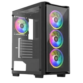 Sprange CS-1 Bilgisayar Kasası 4 x 120mm RGB Fan + Controller + Uzaktan Kumanda - 3