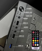 Sprange CS-1 Bilgisayar Kasası 4 x 120mm RGB Fan + Controller + Uzaktan Kumanda - 2
