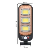 BUFFER® Sensörlü Güneş Enerjisi İle Şarj Olabilen Duvara Monte Solar Aydınlatma  GL-84069 - 3
