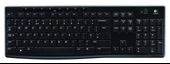 LOGITECH K270 Q TR Kablosuz Multimedya Siyah Klavye 920-003761 - 2