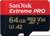 SANDISK Extreme PRO microSDXC™ UHS-I KART 64 GB SDSQXCU-064G-GN6MA - 1
