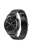 Huawei Watch Gt/Gt2/Gt2e/Gt2 Pro/Gt3/Gt3 Pro/Watch 3 / 3 Pro Metal Katlamalı Çelik Kordon 46mm - 1