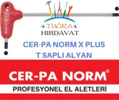 Cerpa X-Plus T Saplı Alyan Anahtar 8 x 175 T Saplı  Allen Anahtar - 1