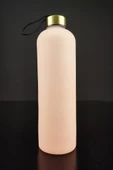 Digithome H2O Motivasyon Cam Matara Su Şişesi 1000 Cc Pembe - H2O87193 - HYT C1-1-18 - 4