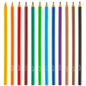 Lotte Kuru Boya Kalemi 12 Renk 12'li Kutu thumbnail 2