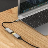 Zore QG05 8K 60 Hz Görüntü Kalitesi Type-C to HDMI Dönüştürücü 15cm - 4