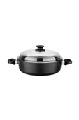Leggno Blk2222st24 Sığ Tencere Pyrex Kapak 24 Cm - 1
